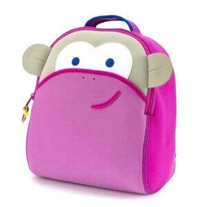 NWTS Dabba Walla  Childrens Backpack, Monkey, sustainable foam, washable
